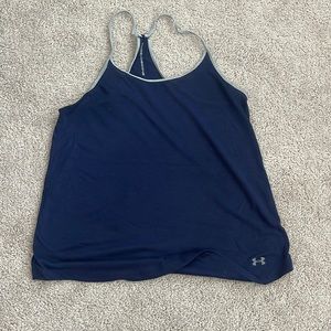blue under amour shirt